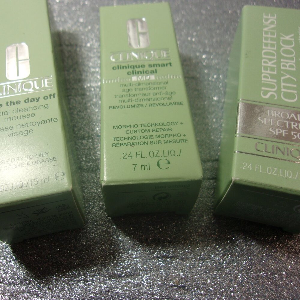 COPY - JLR-21 SET OF 3 CLINIQUE MINIS IN THEIR BOXES - Picture 3 of 6